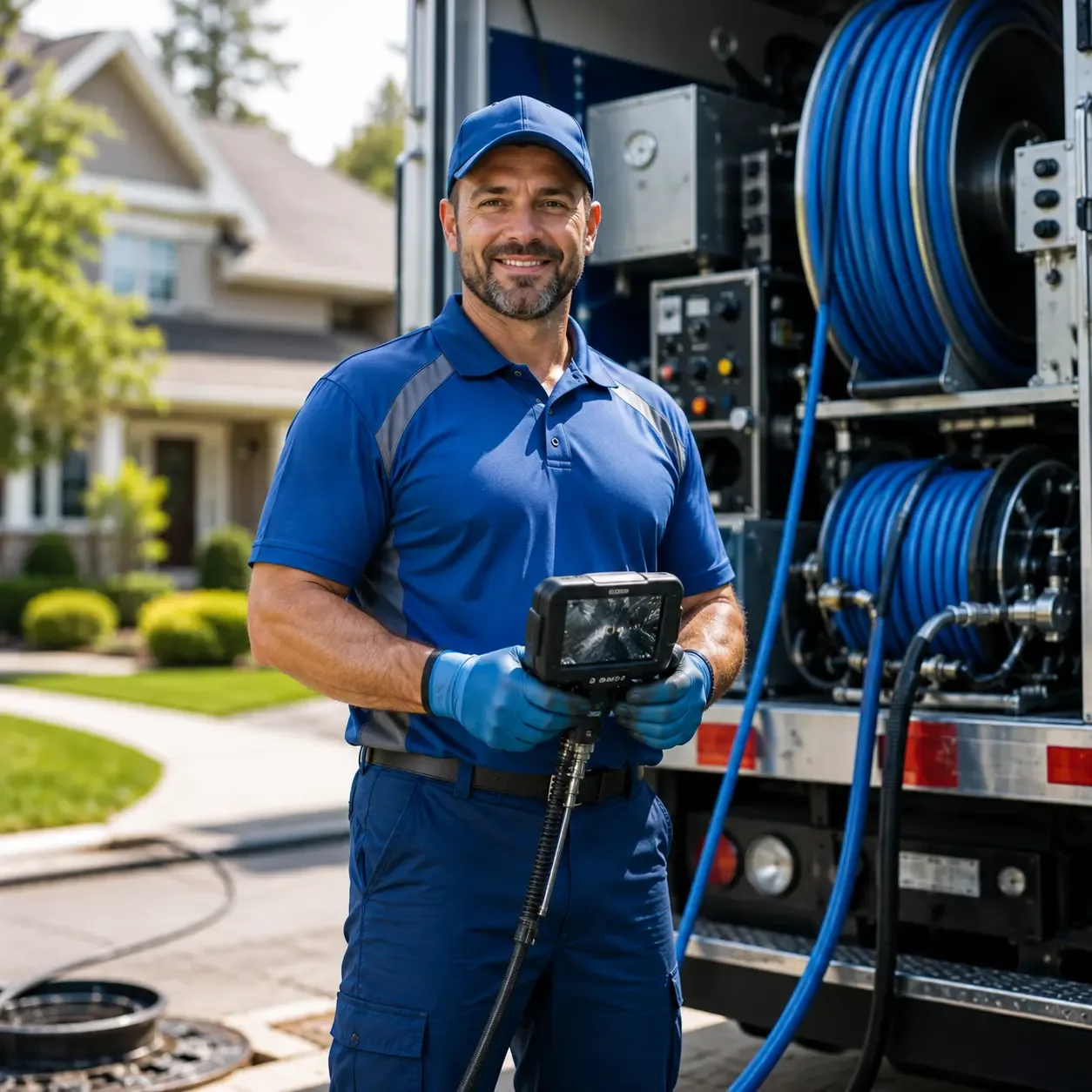 Local outdoor drain cleaning specialists in Bluffs, IL